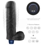 Zenci Titreşimli Realistik Penis