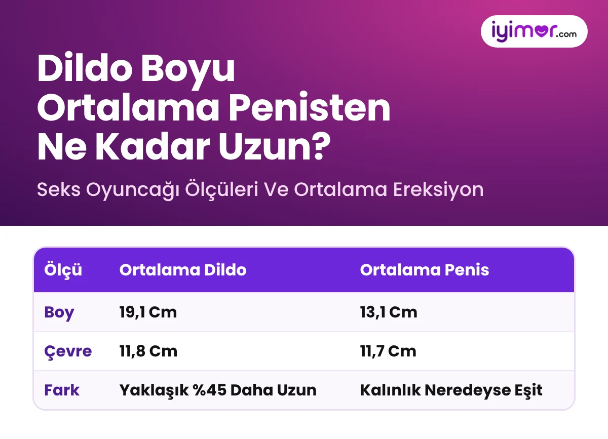 Dildo Boyu Ortalama Penis Boyu Kaç Cm: Ortalama Dildo 19,1 Cm, Ortalama Ereksiyon 13,1 Cm, Çevreler 11,8 Ve 11,7 Cm