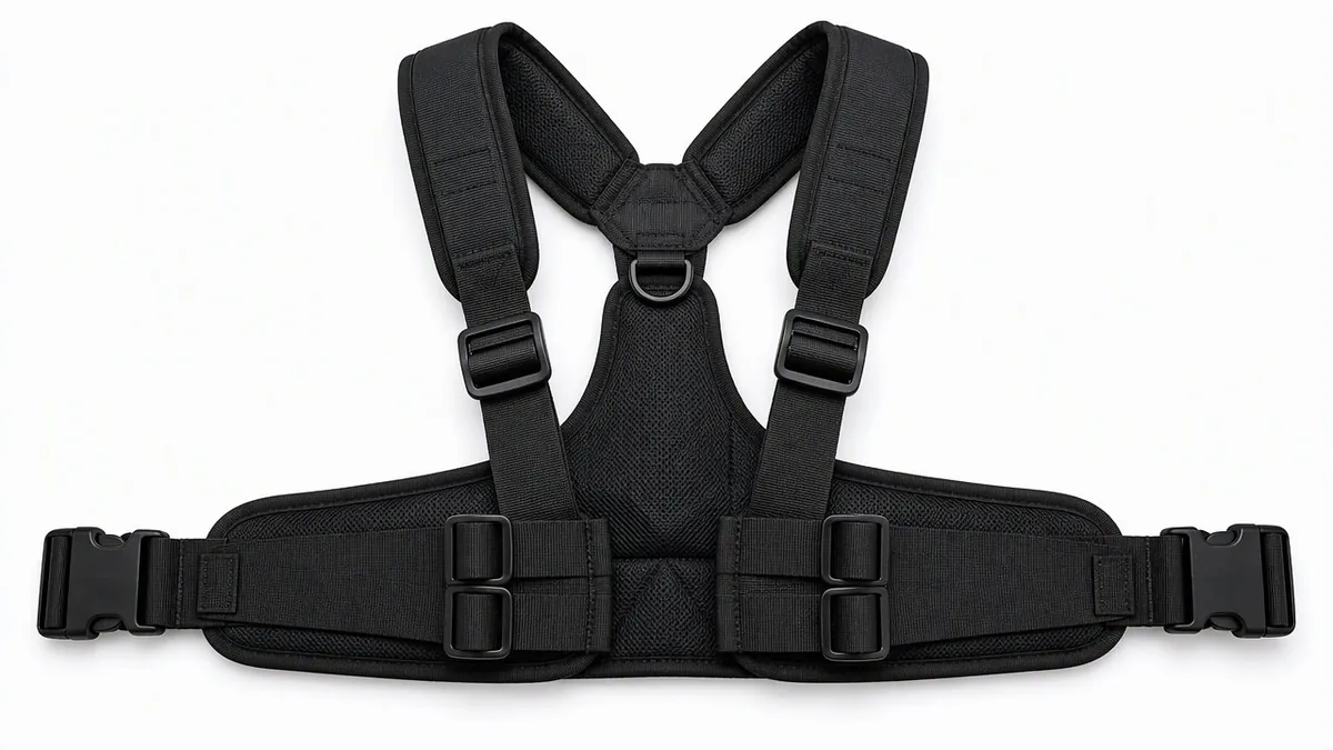 Titreşimli Belden Bağlamalı İçin Geniş Bantlı, Bel Ve Bacak Kayışı Ayarlanabilir Harness Kemer