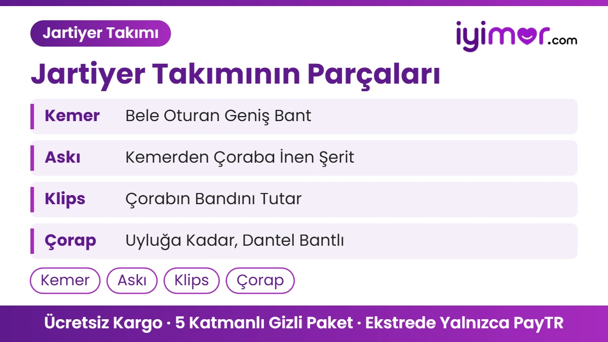 Sex Shop Fantezi Jartiyer: Jartiyer Nasıl Takılır, Kemer, Askı, Klips Ve Çorap