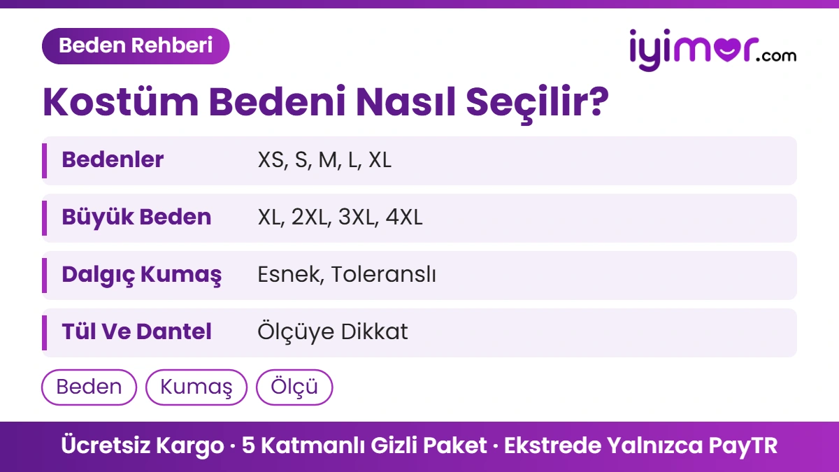 Sex Shop Fantezi Giyim: Fantezi Kostüm Nasıl Seçilir, Beden Ve Kumaş Seçimi