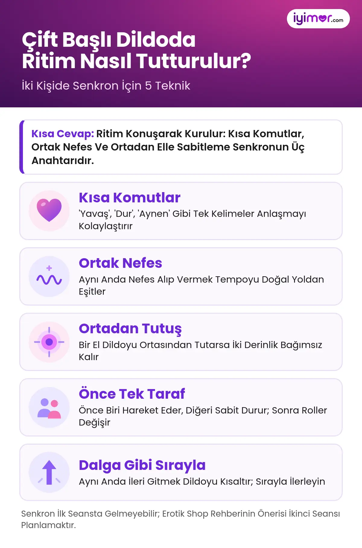 Çift Başlı Dildoda Ritim Nasıl Tutturulur: Kısa Komutlar, Ortak Nefes Ve Ortadan Tutuş Teknikleri
