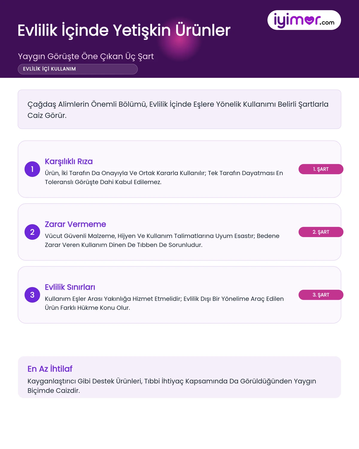 Evlilik İçinde Yetişkin Ürünler Kullanımına Dair Dinî Görüşler Ve Şartlar