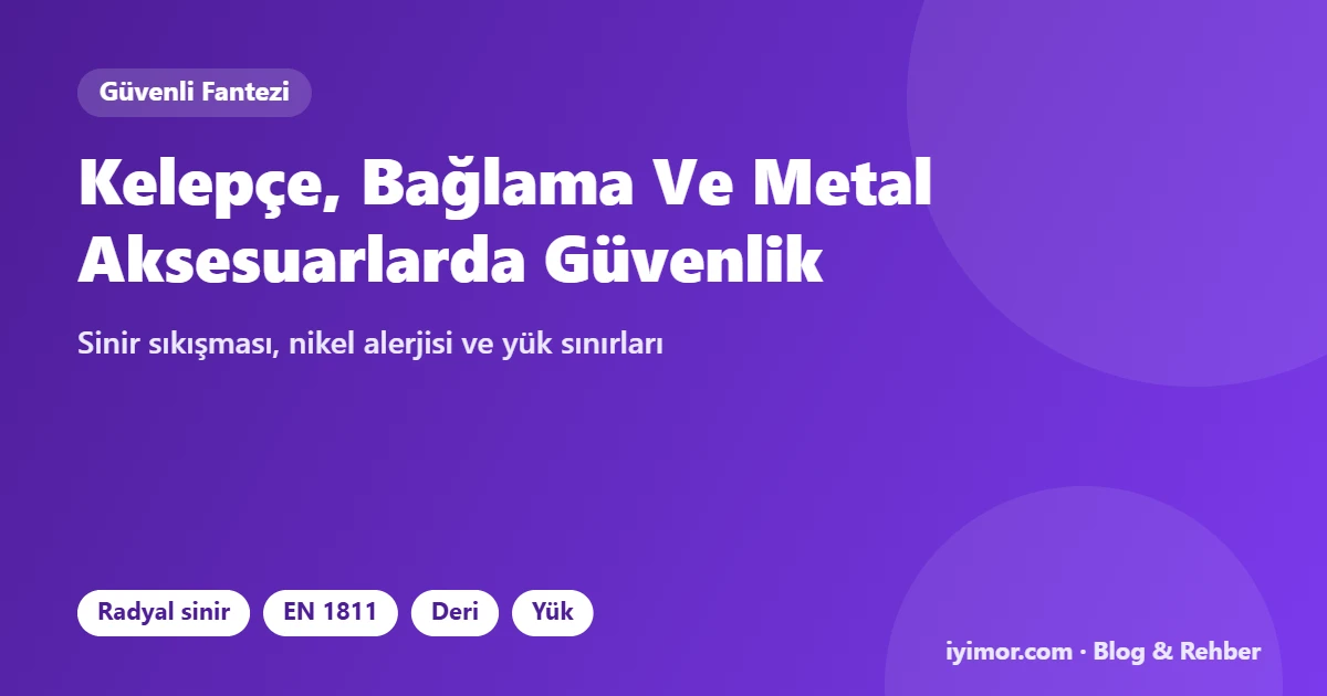 Fantezi Kelepçe Ve Bağlama Aksesuarlarında Sinir, Nikel Ve Yük Güvenliği Rehberi Kapak Görseli