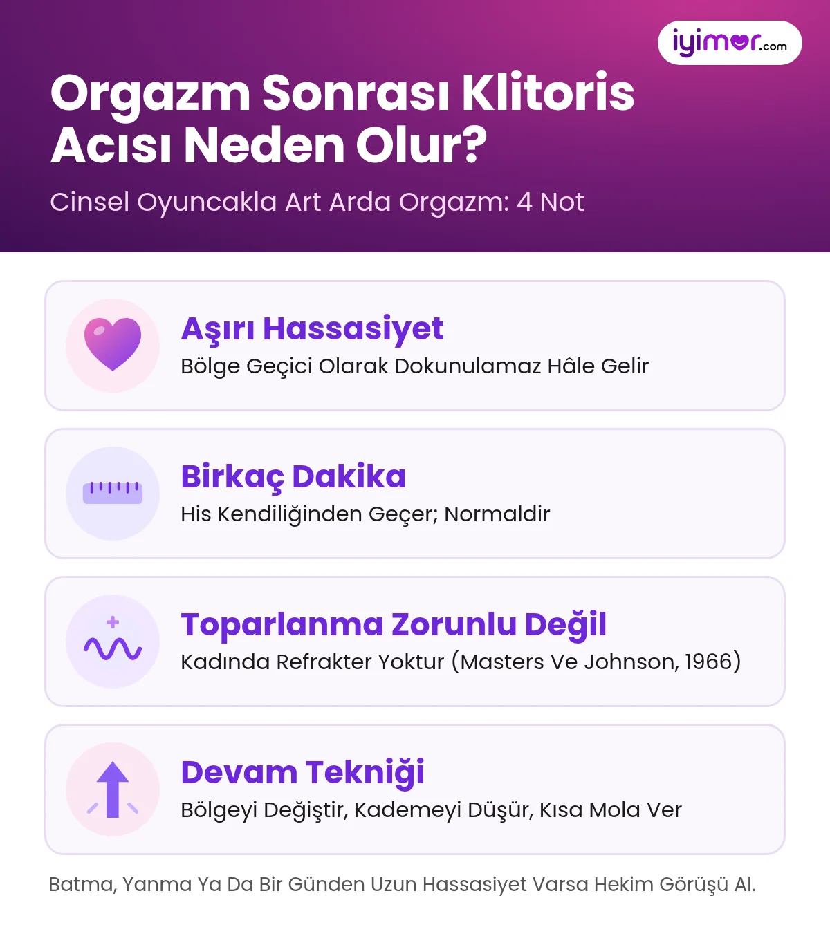 Orgazm Sonrası Klitoris Acısı Neden Olur: Aşırı Hassasiyet, Süresi Ve Art Arda Orgazm Tekniği