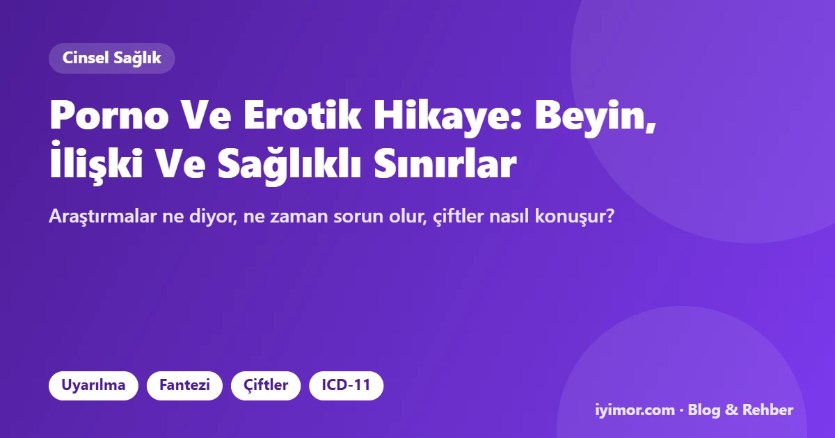 Porno İzlemek Ve Erotik Hikaye Okumanın Cinsel Hayata Etkisi Rehberi Kapak Görseli