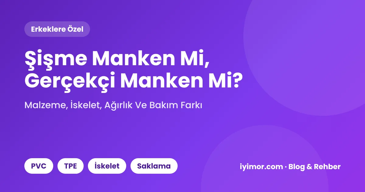 Şişme Manken Mi, Gerçekçi Manken Mi? Fiyat Farkı Neye Denk Geliyor?