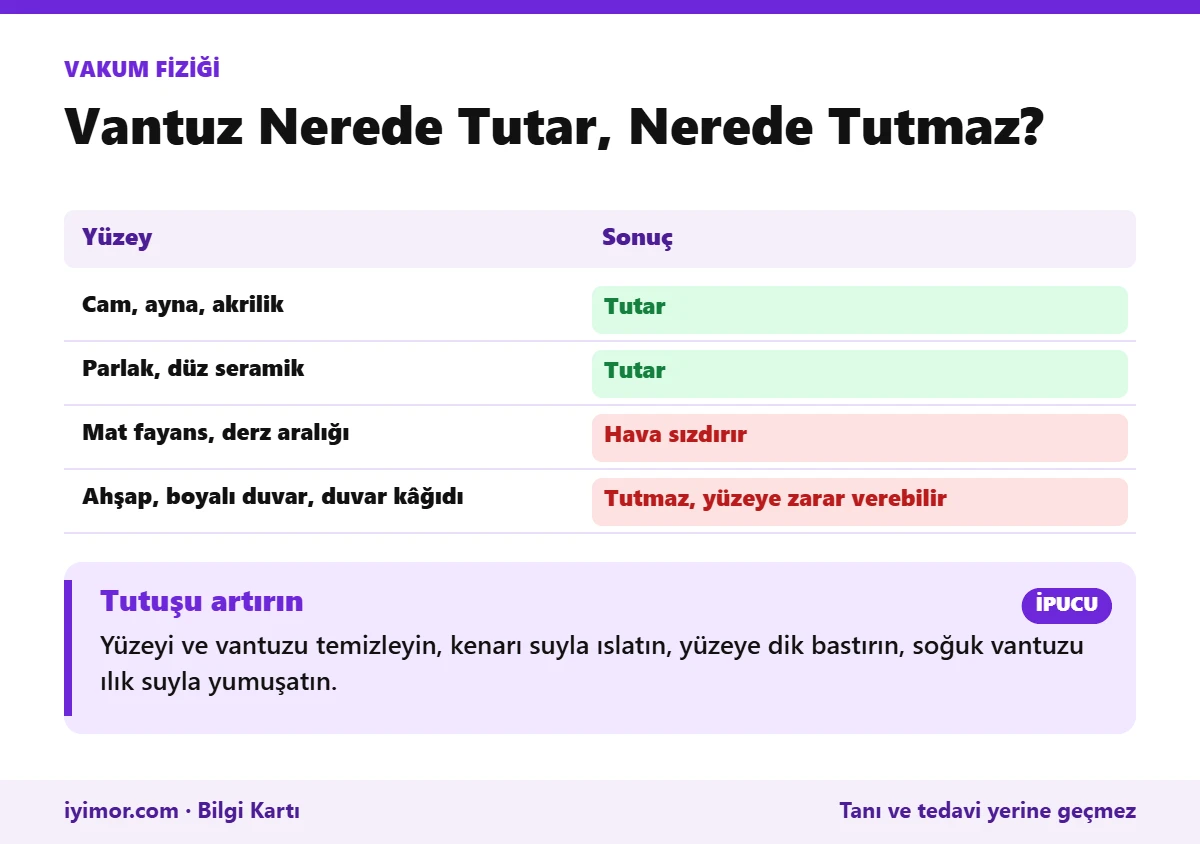 Vantuzlu Dildonun Tuttuğu Ve Tutmadığı Yüzeyler İle Tutuşu Artıran Su, Temizlik Ve Dik Baskı Önerileri