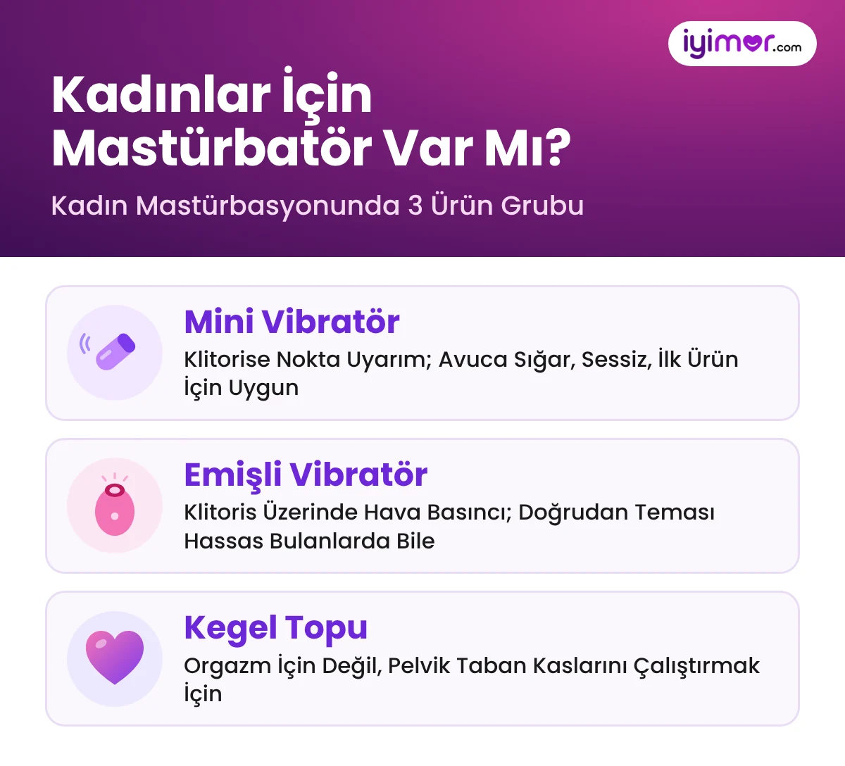 Kadınlar İçin Mastürbatör Var Mı: Mini Vibratör, Emişli Vibratör Ve Kegel Topu Ne İşe Yarar
