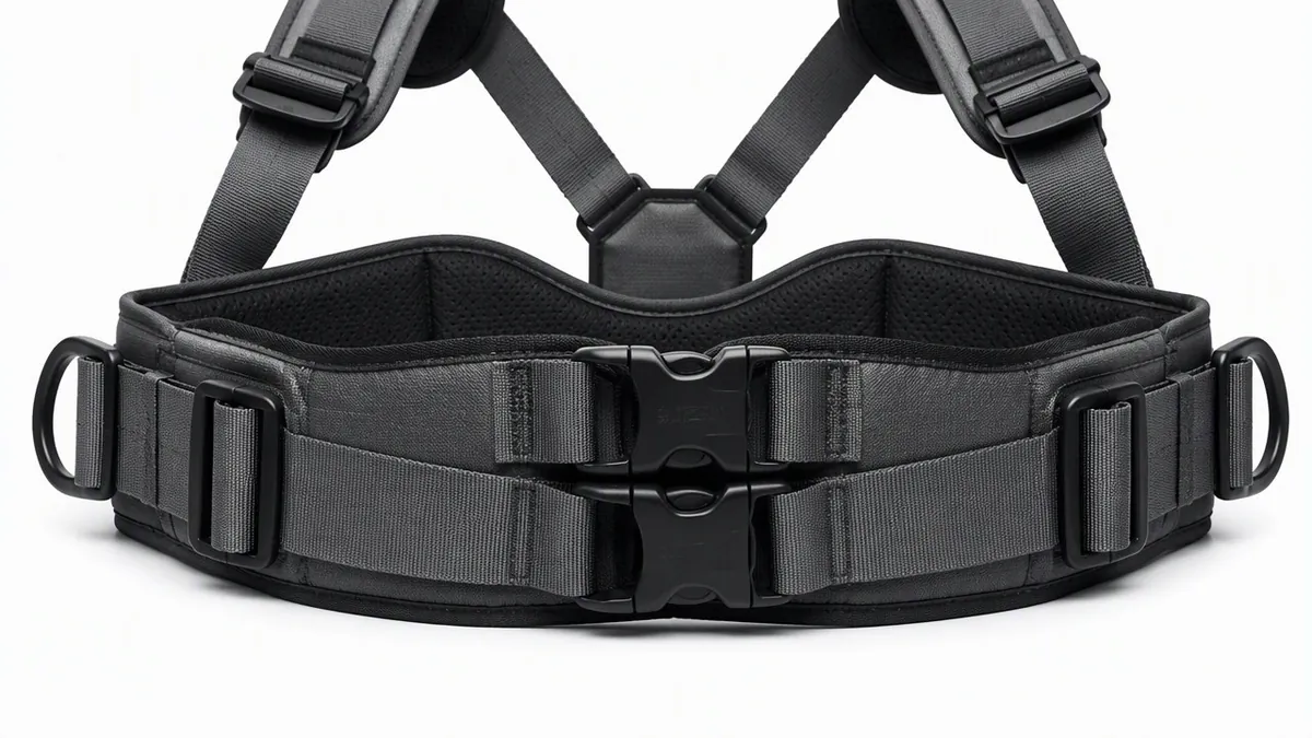 Çift Taraflı Strap-On Denge Ayarı: Geniş Bantlı, Bel Ve Bacak Kayışı Ayarlanabilir Kemer
